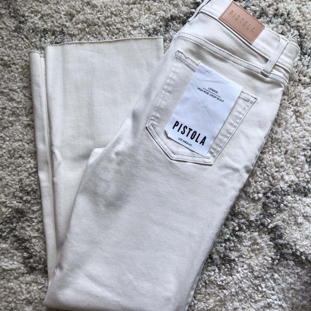NWT Pistola Lennon High Rise Crop